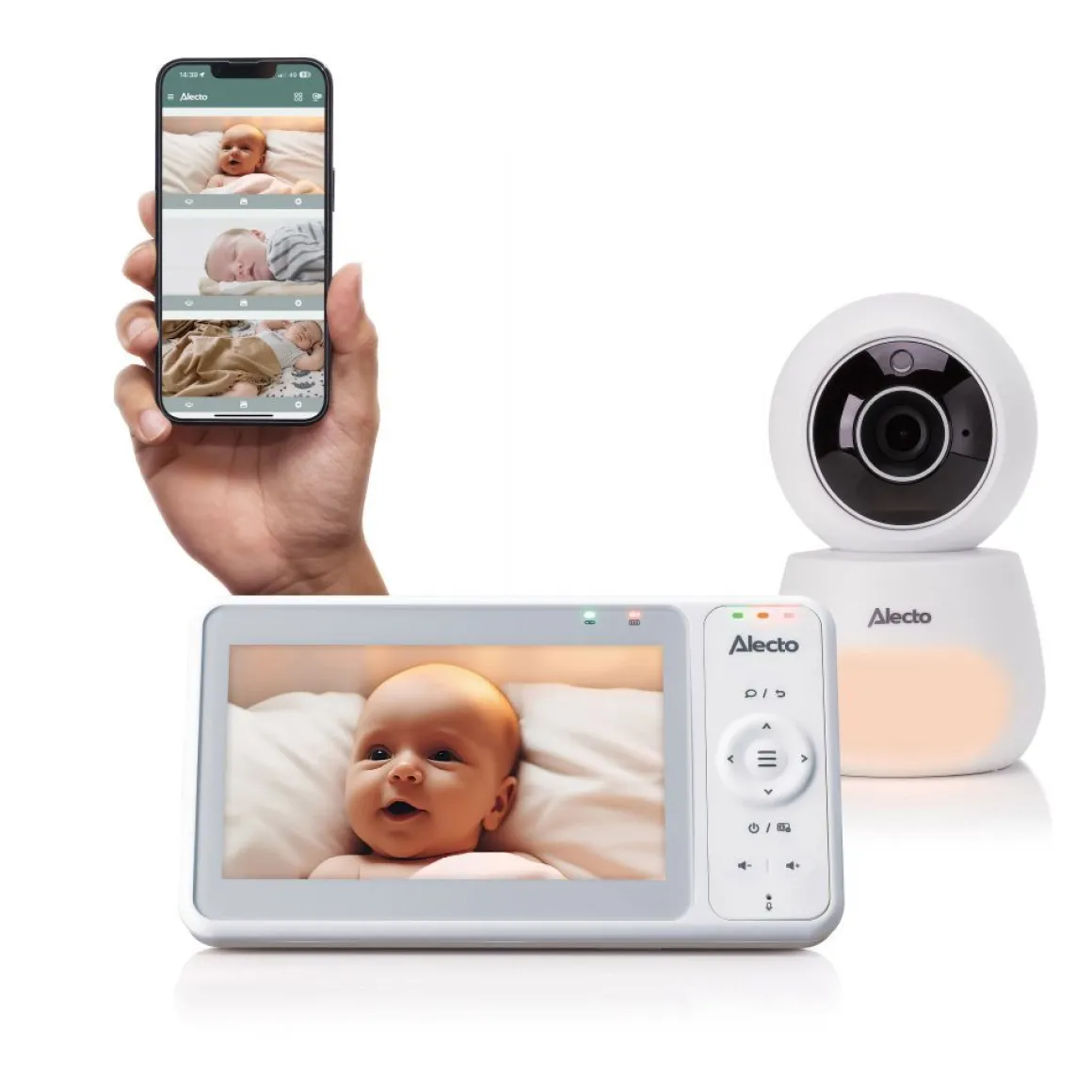Alecto Babyfoon DVM2060 met HD Camera én App