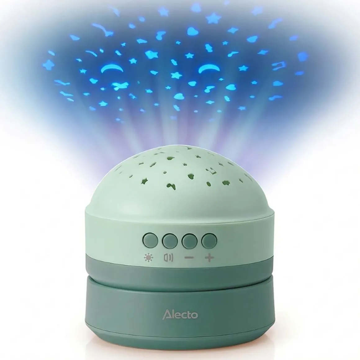 Alecto Sterrenprojector met White Noise Geluiden BC130 Groen