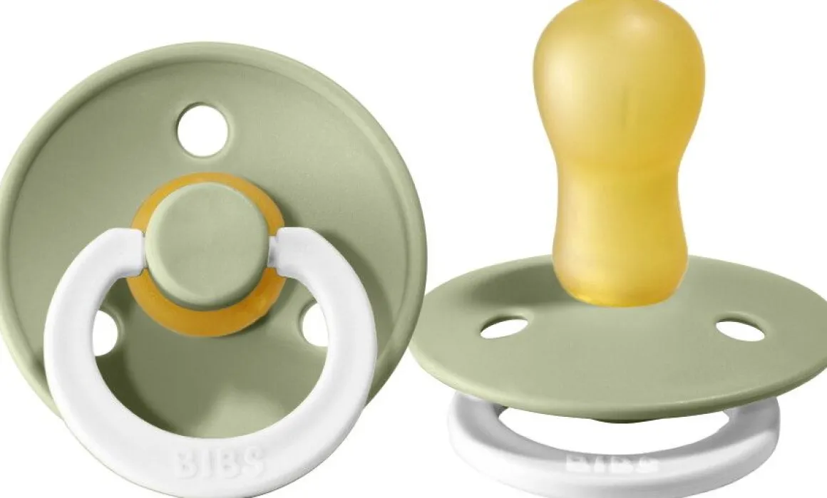 Bibs Fopspeen 2-Pack Night Maat 3 Sage - Cloud