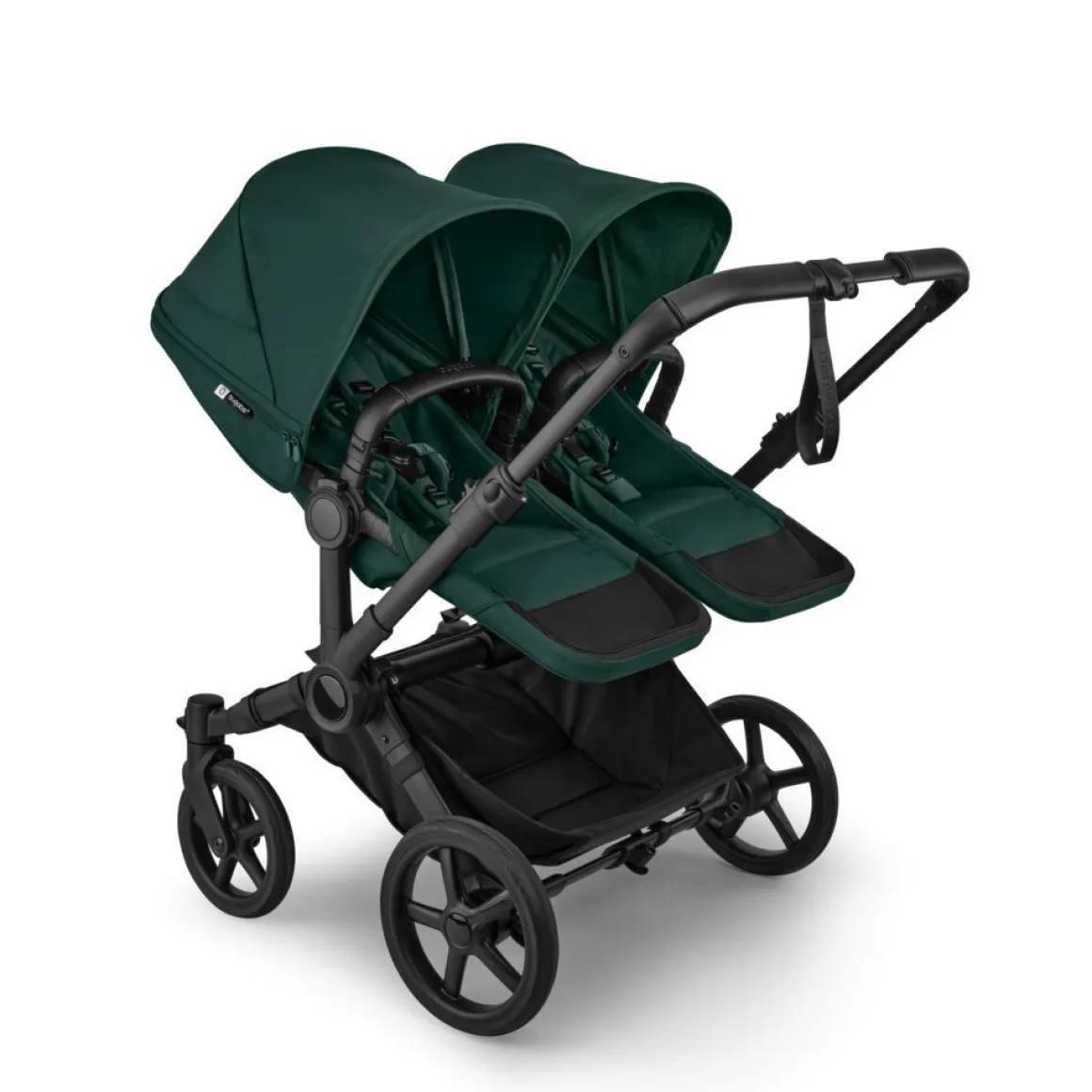 Bugaboo Duo Kinderwagen Donkey 6 Compleet Black - Fern Green