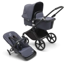 Bugaboo Fox Cub Kinderwagen Compleet Black - Stormy Blue