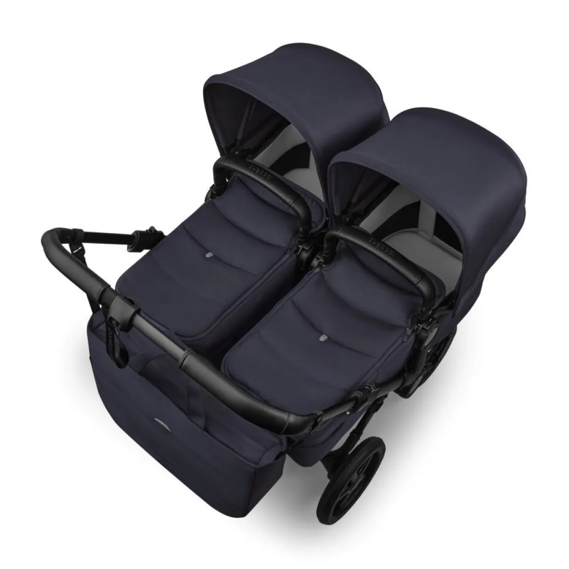 Bugaboo Tweeling Kinderwagen Donkey 6 Compleet Black - Deep Indigo