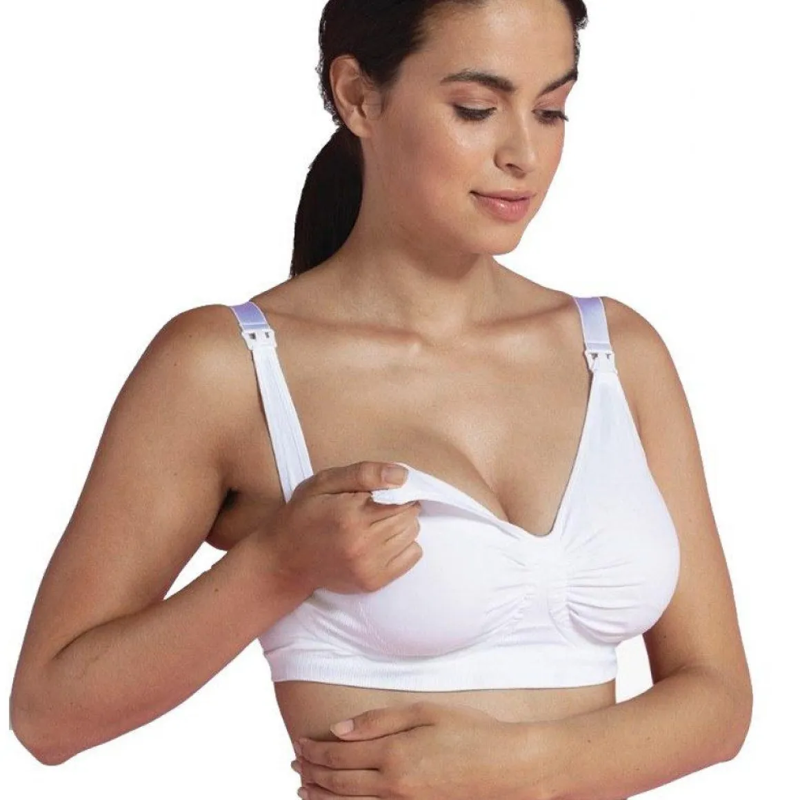 Carriwell Voedingsbh Padded Gelbeugel Wit