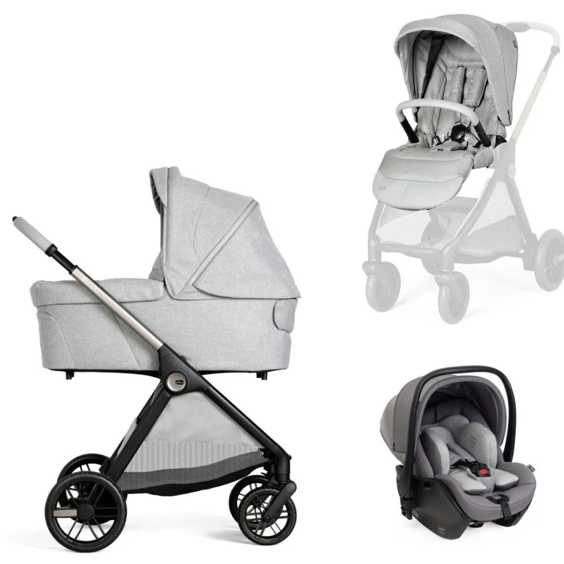 Chicco Kinderwagen Bellagio 2 3-in-1 Lunar Rock