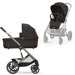 Cybex Balios S Lux Kinderwagen Compleet Chocolate Brown - Taupe Frame
