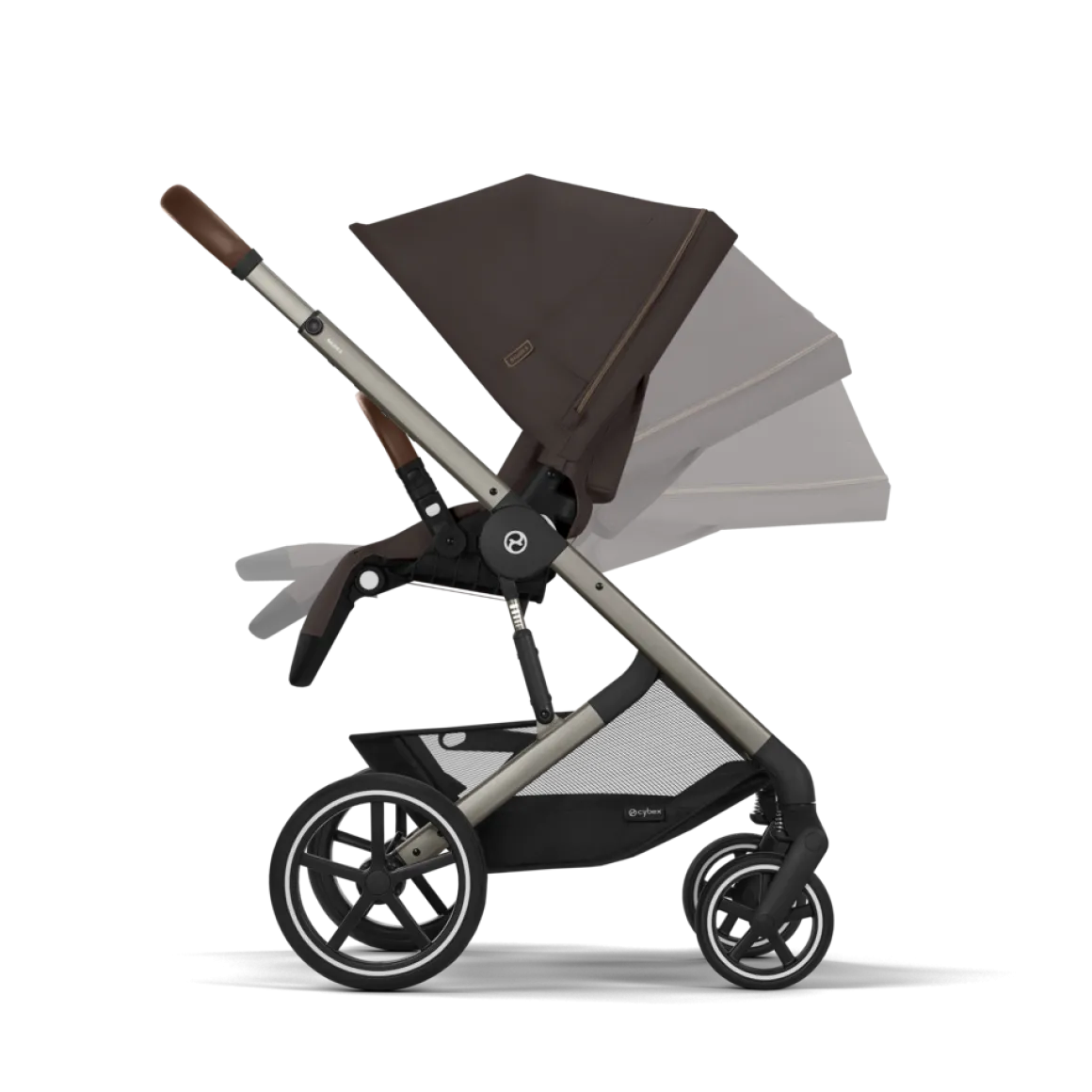 Cybex Balios S Lux Kinderwagen Compleet Chocolate Brown - Taupe Frame