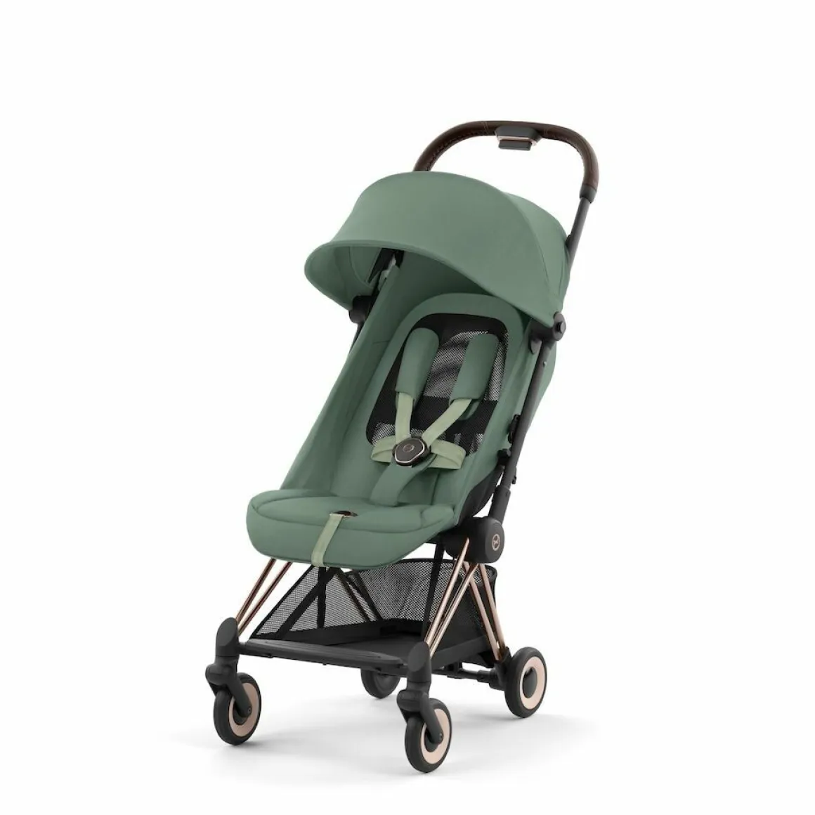 Cybex Coÿa Buggy Leaf Green - Rosegold Frame