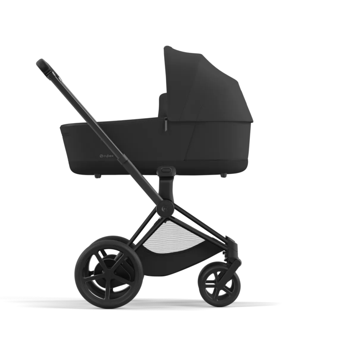 Cybex E-Priam Kinderwagen Compleet Sepia Black - Matt Black Frame