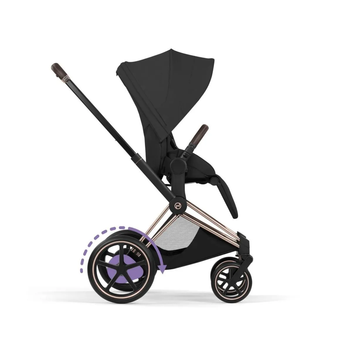 Cybex Kinderwagen e-Priam 5 Compleet Style Rosegold Frame