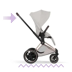 Cybex Kinderwagen e-Priam 5 Compleet Style Rosegold Frame