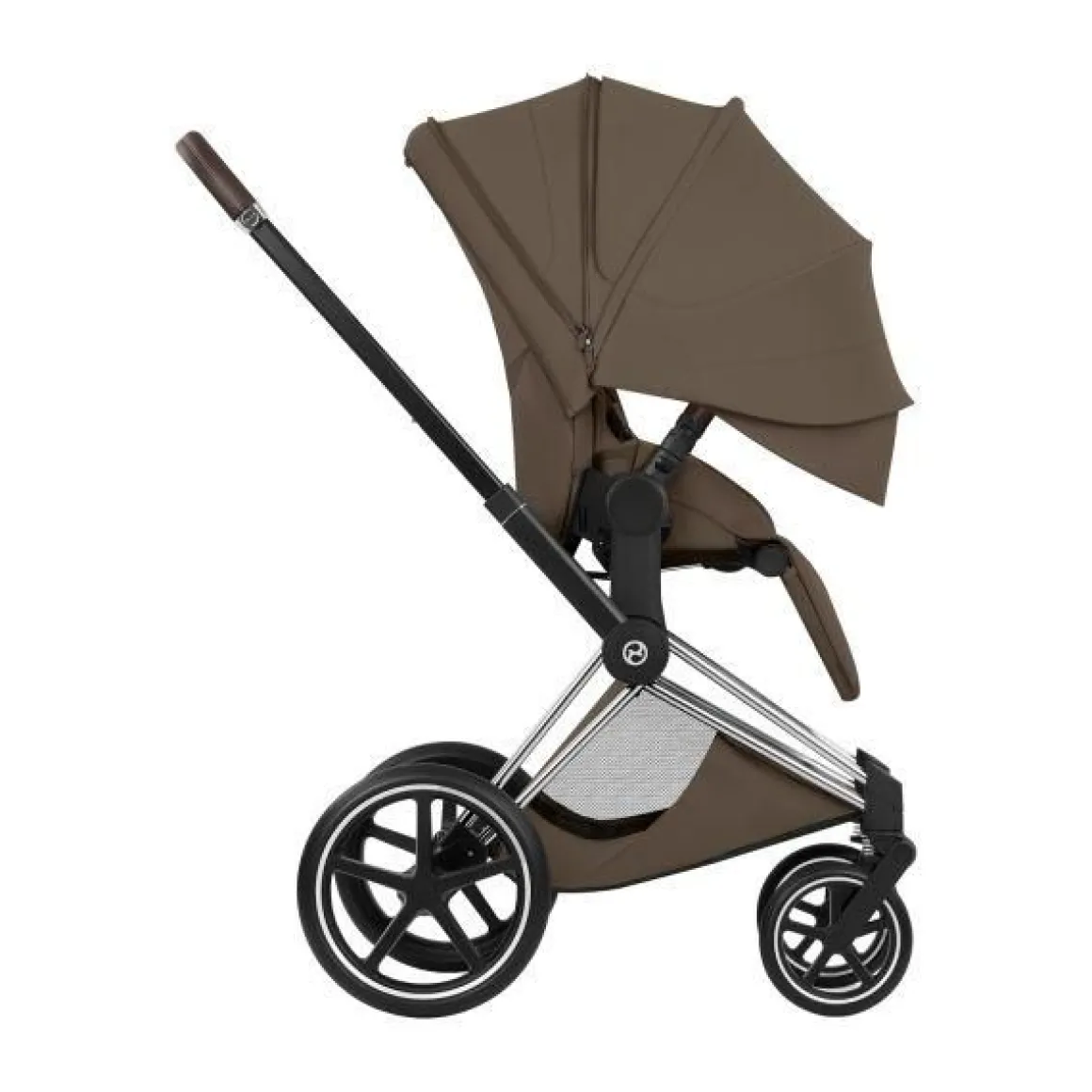 Cybex Kinderwagen Priam 5 Compleet Style Chrome Brown Frame