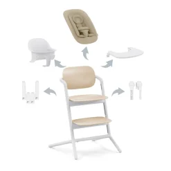 Cybex LEMO 4 in 1 Kinderstoel Sand White