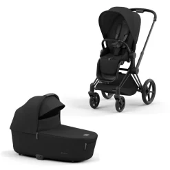 Cybex Priam Kinderwagen Compleet Sepia Black - Matt Black Frame