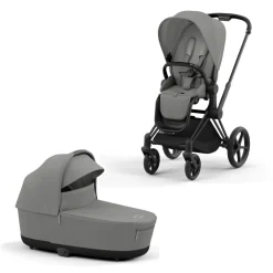 Cybex Priam Kinderwagen Compleet Mirage Grey - Matt Black Frame