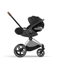 Cybex Priam Kinderwagen Compleet Sepia Black - Chrome Brown Frame