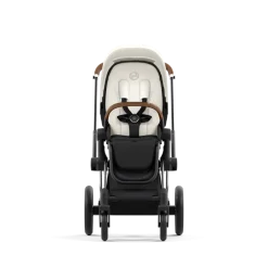 Cybex Priam Kinderwagen Compleet Off White - Chrome Brown Frame