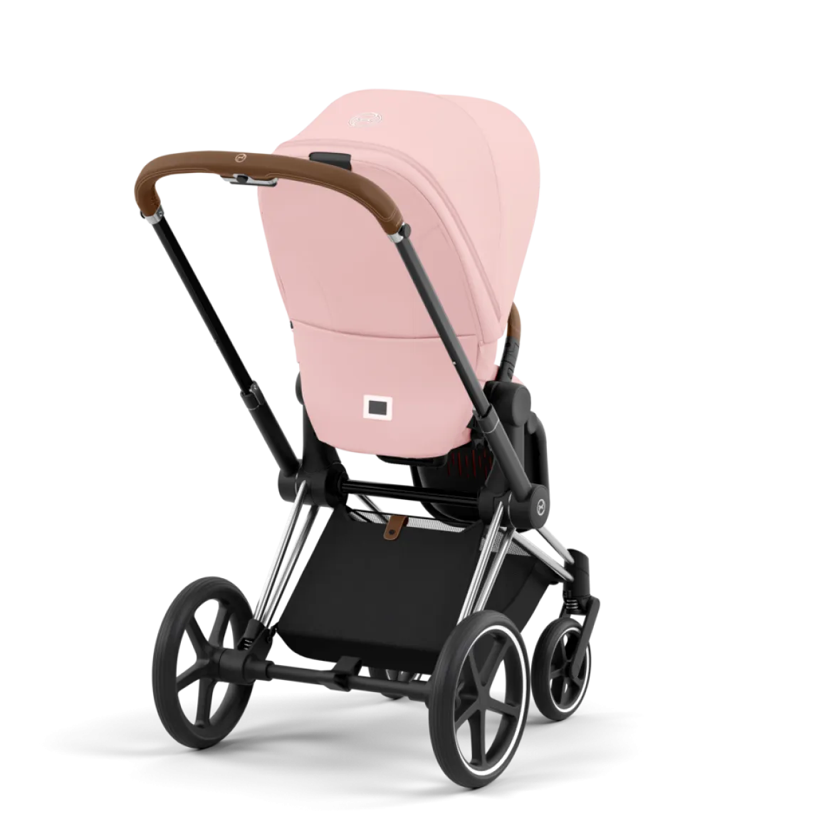 Cybex Priam Kinderwagen Compleet Peach Pink - Chrome Brown Frame