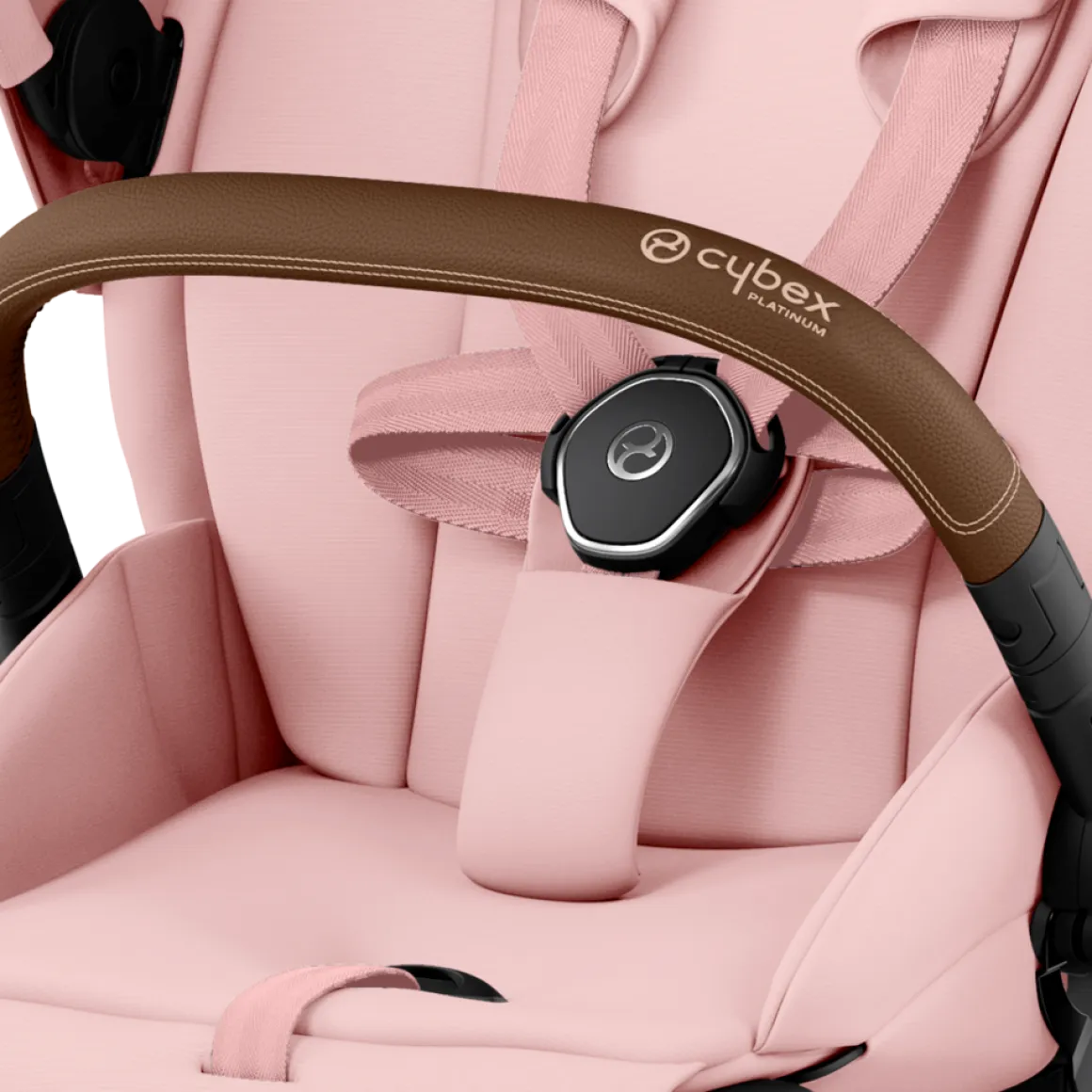 Cybex Priam Kinderwagen Compleet Peach Pink - Chrome Brown Frame