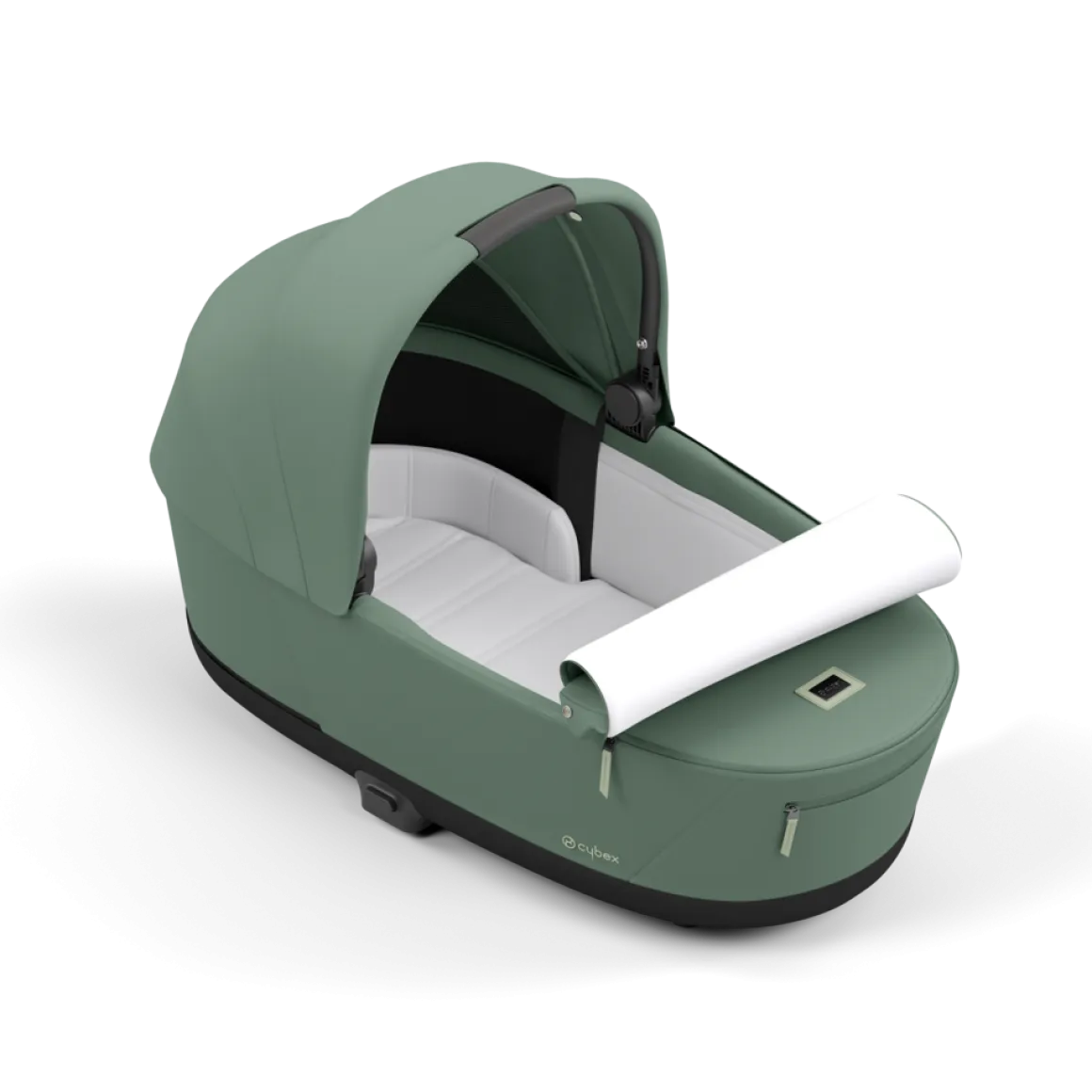 Cybex Priam Kinderwagen Compleet Leaf Green - Chrome Brown Frame