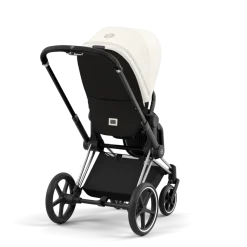 Cybex Priam Kinderwagen Compleet Off White - Chrome Black Frame