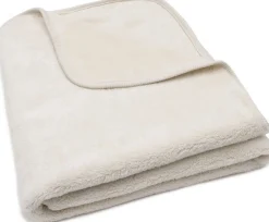 Jollein Ledikantdeken Basic Jersey/Sherpa Oatmeal