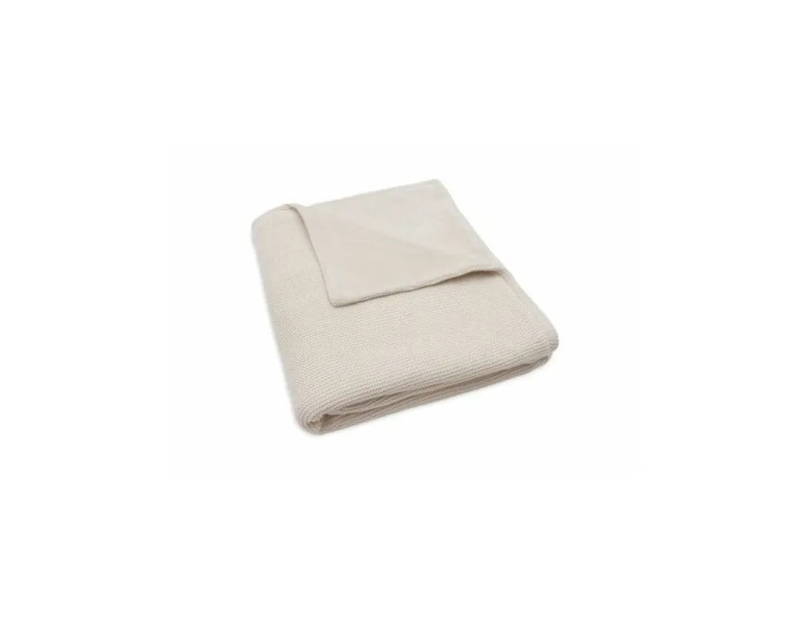 Jollein Ledikantdeken Basic Knit Velvet Oatmeal