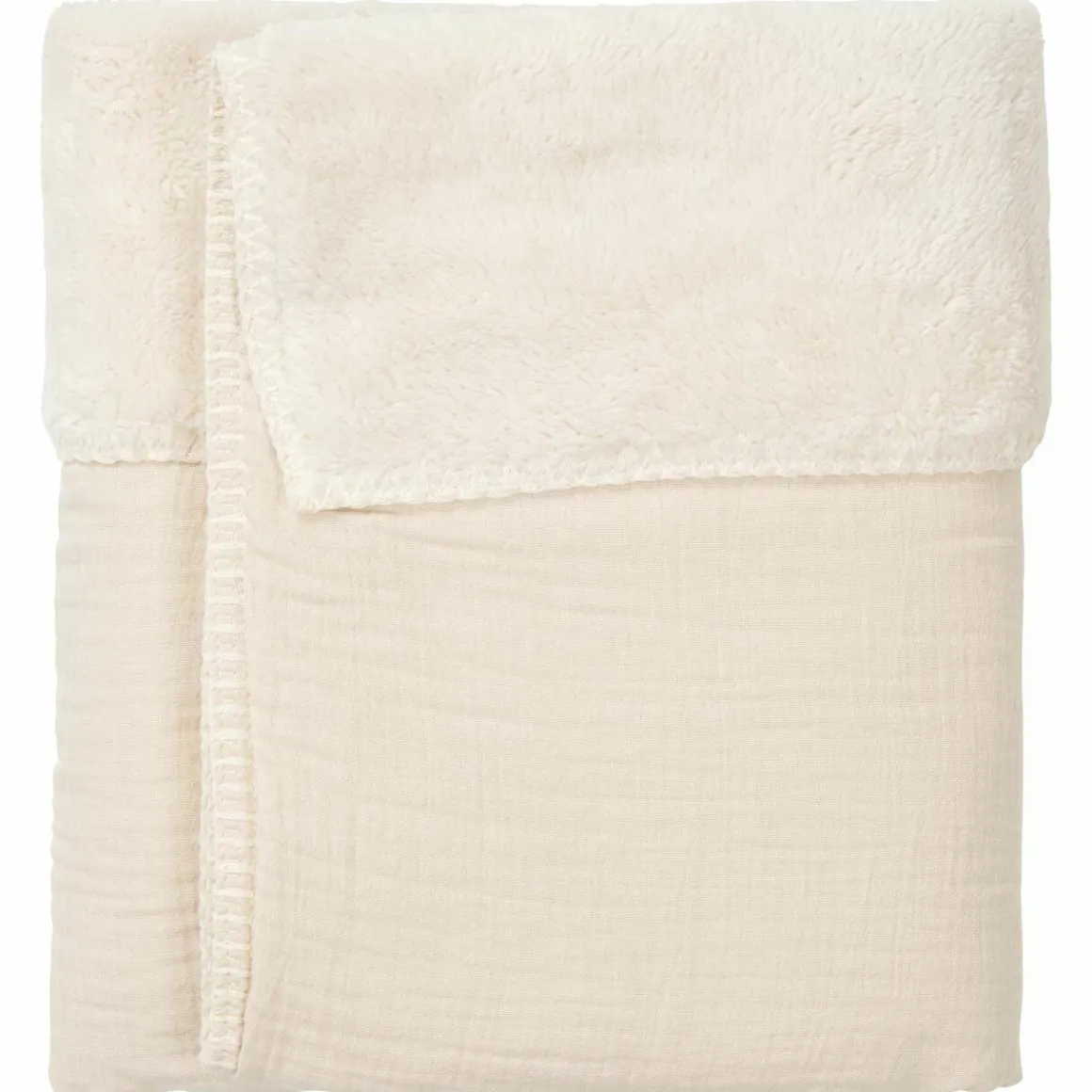 Koeka Ledikantdeken Faro Teddy Warm White