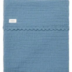 Koeka Ledikantdeken Lace Elba Bluestone