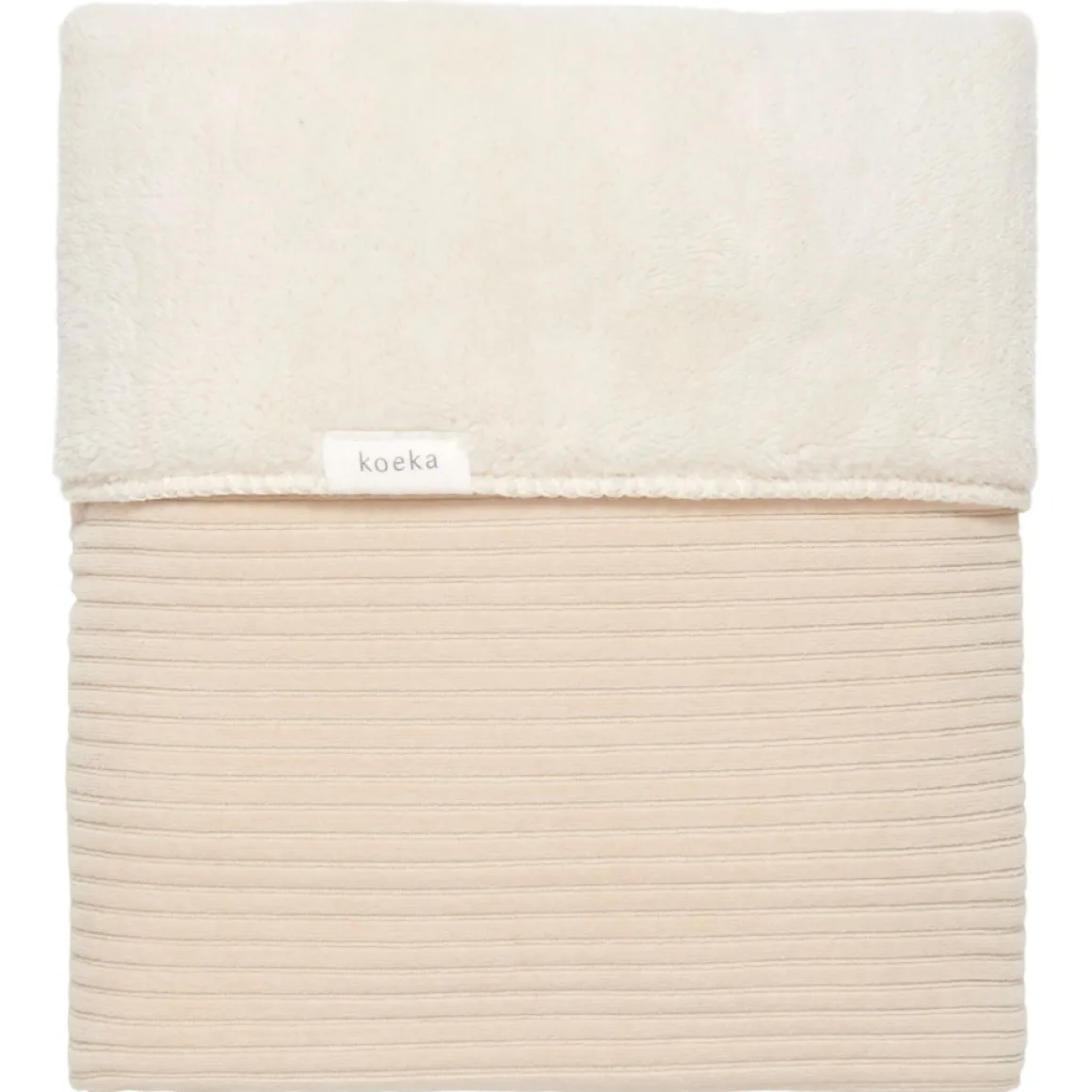 Koeka Ledikantdeken Vik Teddy Sand