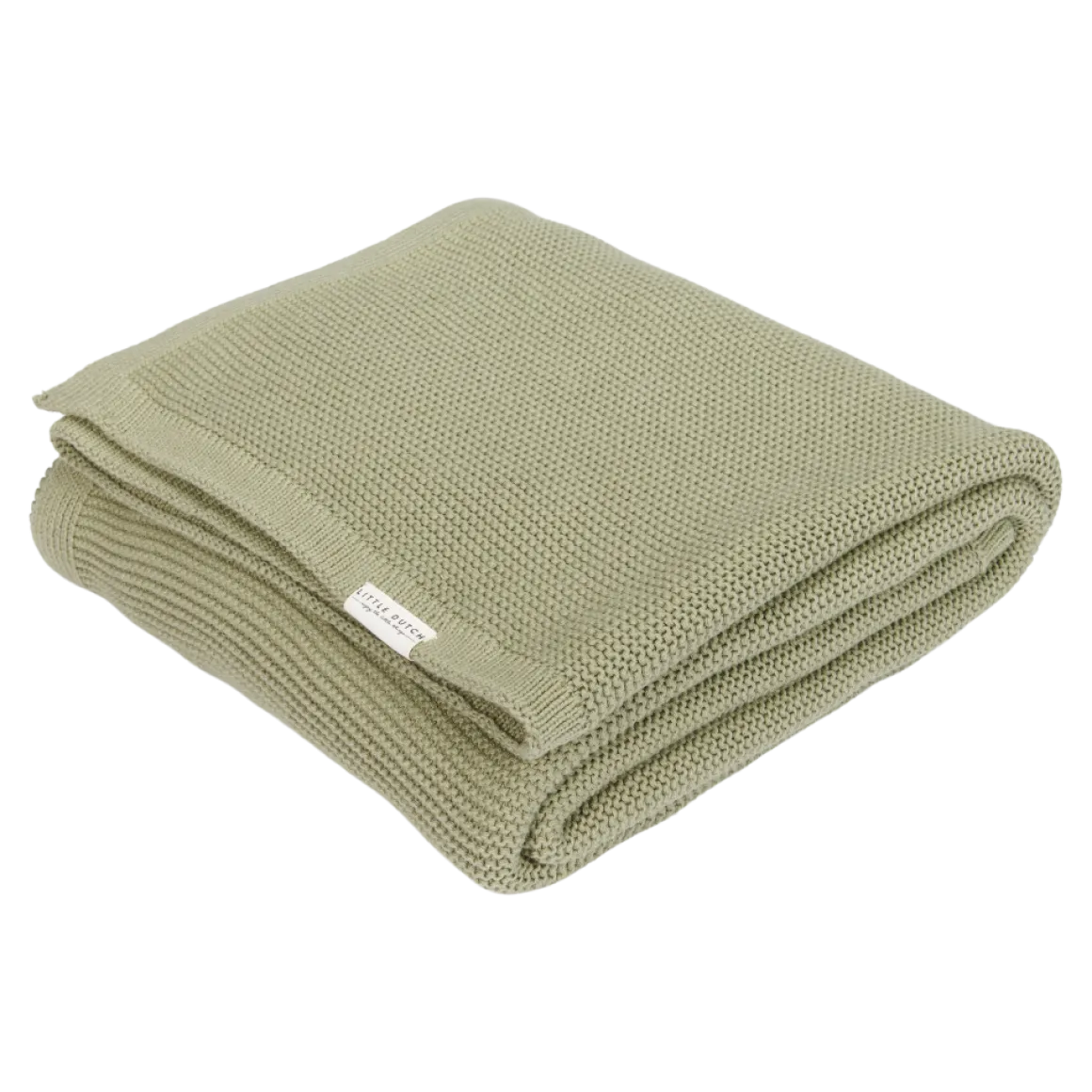 Little Dutch Wiegdeken Gebreid Olive