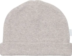 Noppies Muts Rib Nevel Taupe Melange