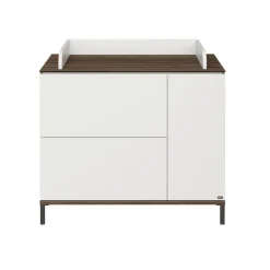 Paidi - Yuny Commode Lovely Aliv Off White - Dark Walnut