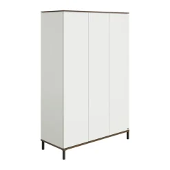 Paidi - Yuny 3-Deurs Kast Lovely Aliv Off White - Dark Walnut