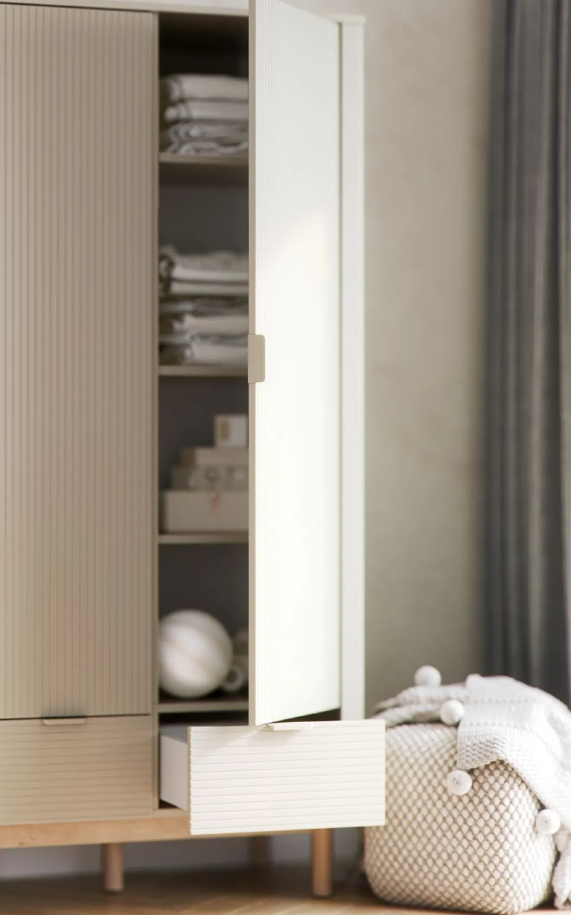 Pinio 3 delige Babykamer Miloo Champagne