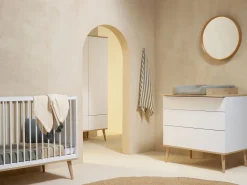 Quax 2-Deurskast Flow White & Oak