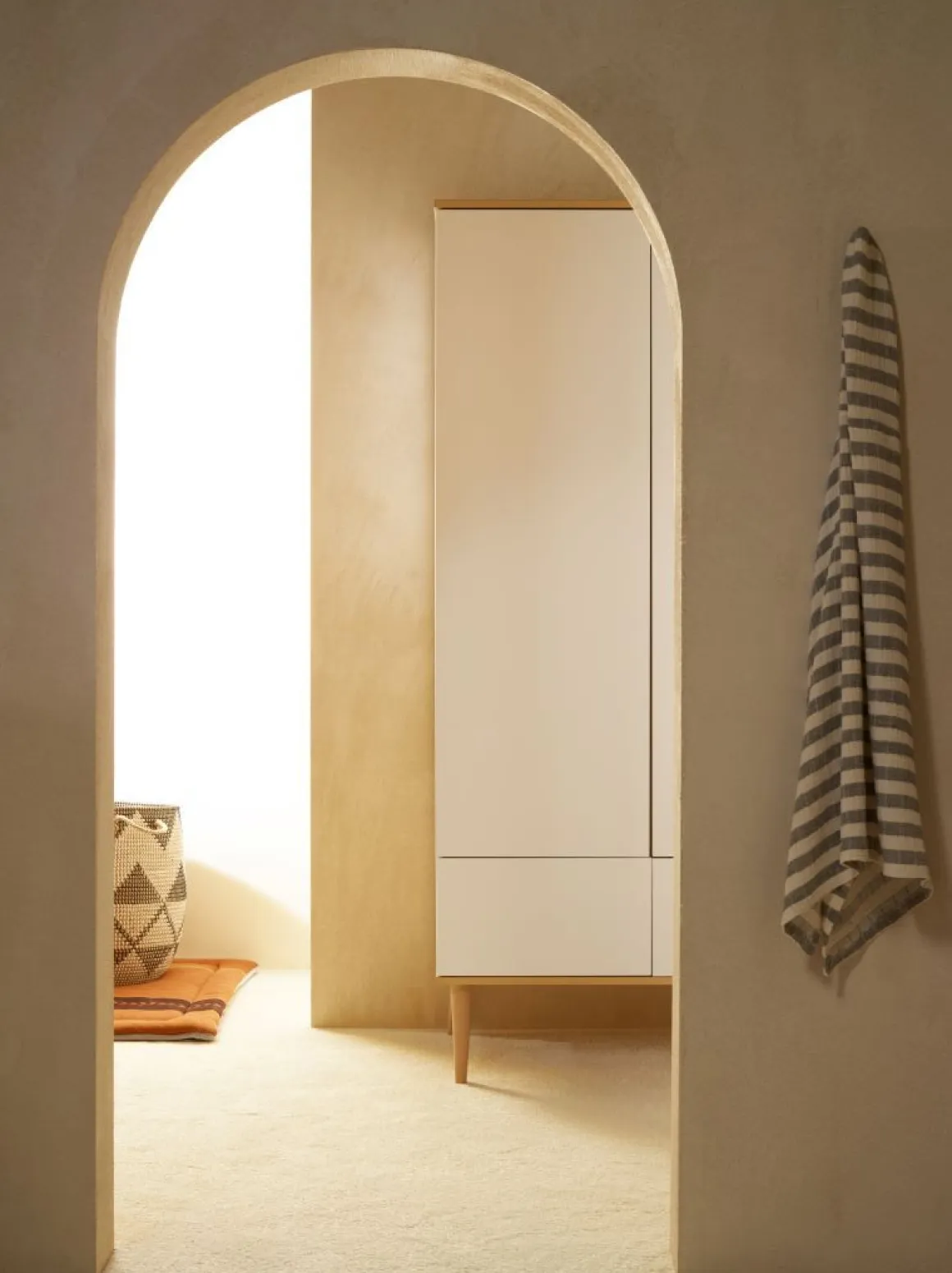Quax 2-Deurskast Flow White & Oak