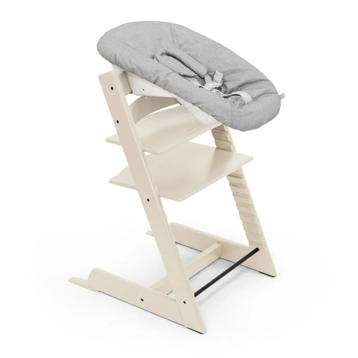 Stokke Tripp Trapp Vanilla White + Newborn Set