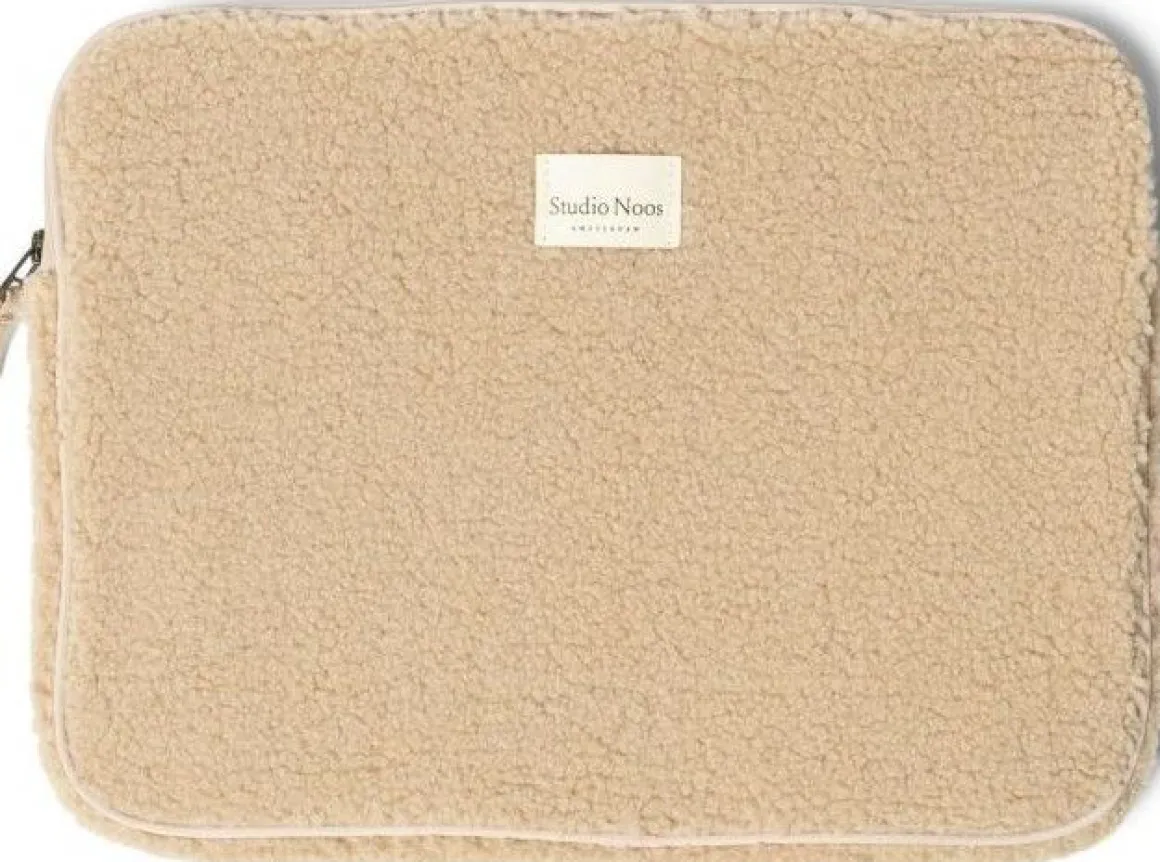 Studio Noos Laptop Sleeve Teddy Ecru 15 inch