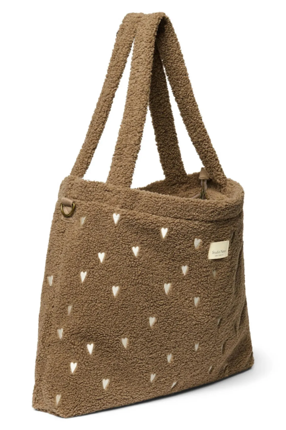 Studio Noos Luiertas Teddy Hearts Brown