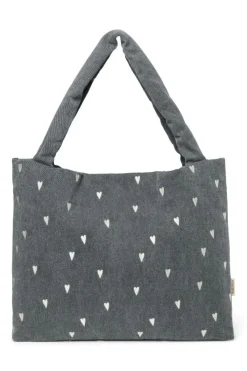 Studio Noos Mom Bag Denim Grey Hearts