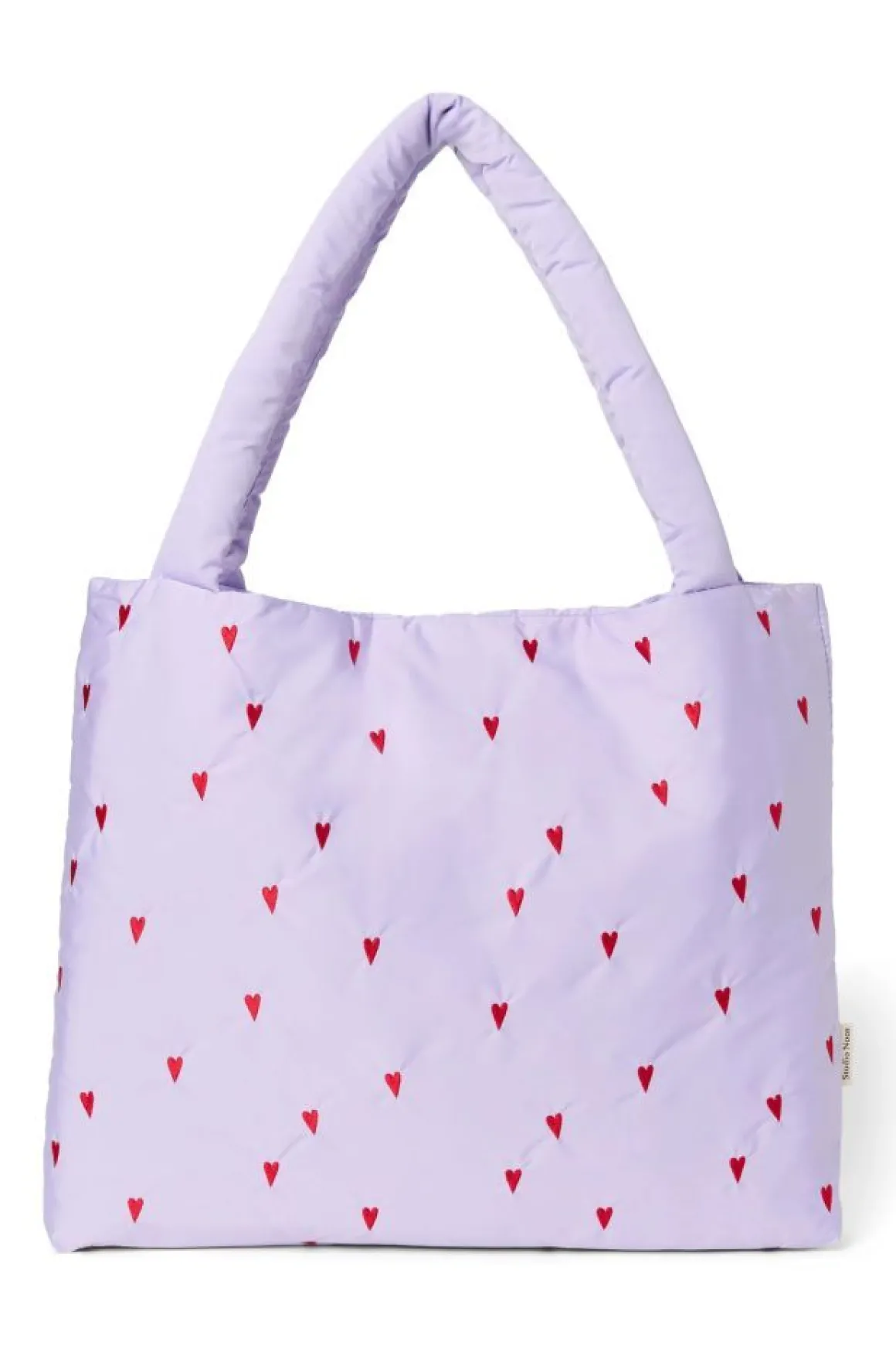 Studio Noos Mom Bag Puffy Purple Hearts