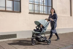 Thule Buggy 2in1 Spring 2 Mist Green on Black