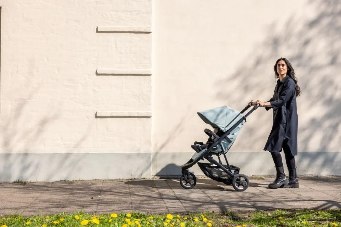 Thule Buggy Spring 2 Mist Green on Black