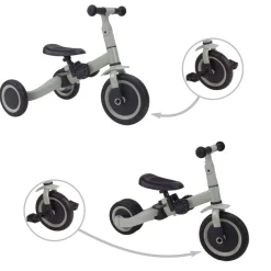 Topmark 4-in-1 Driewieler / Loopfiets Kaya Groen